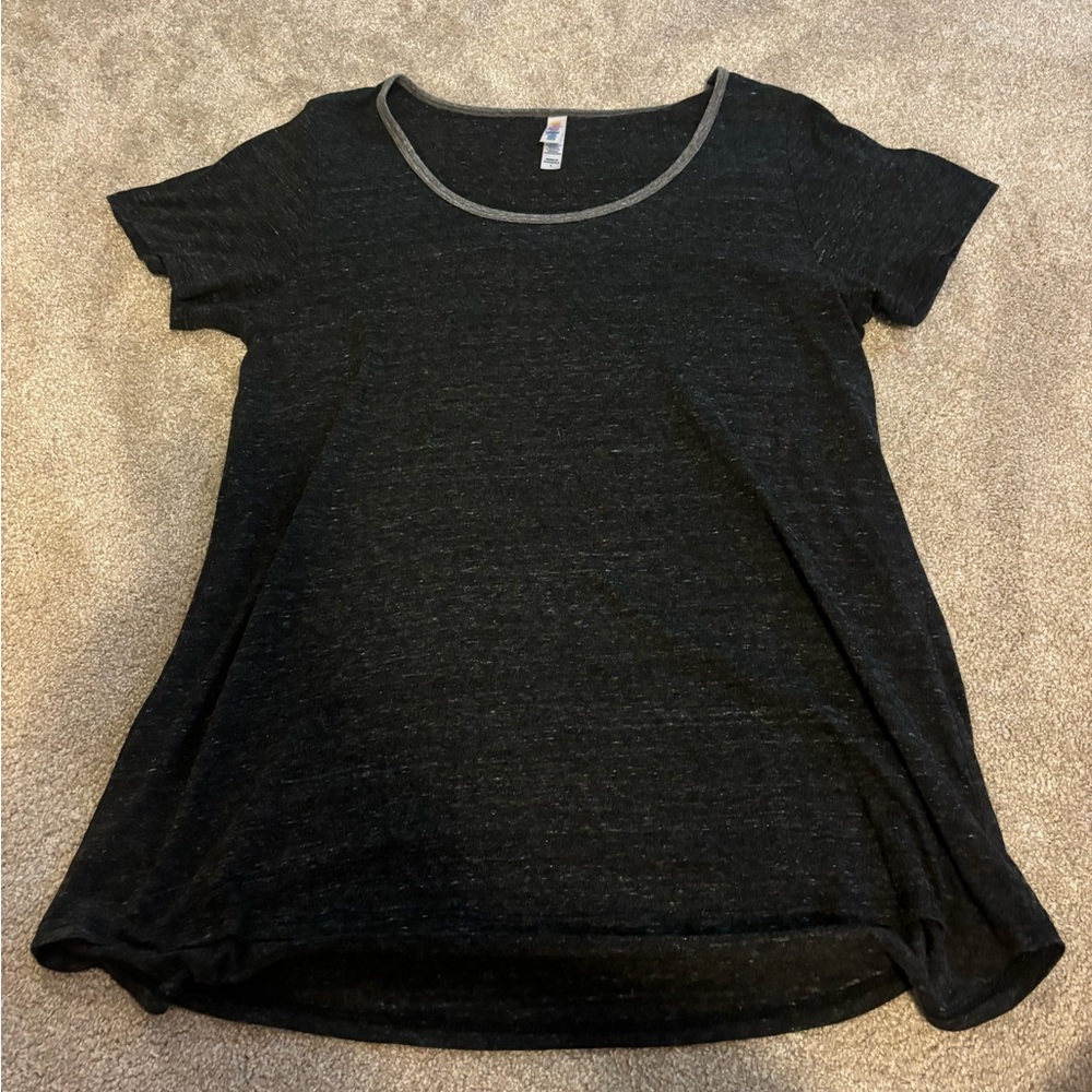 LuLaRoe Black Short Sleeve T-Shirt